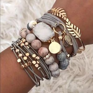 ✨JUST IN✨ Natural Stones & Druzy Stone Bracelets